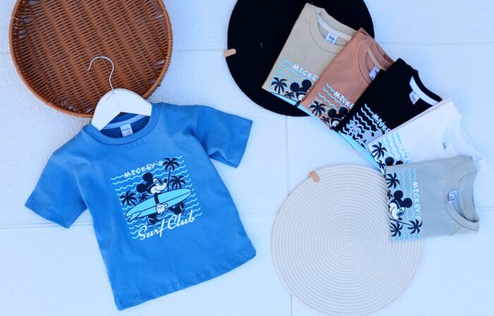 5 REMERAS BEBE MICKEY - Imagen 1