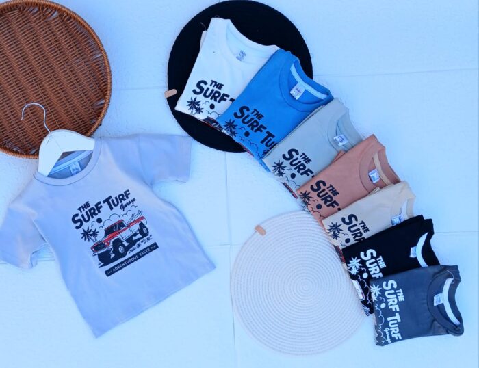 5 REMERAS BEBE SURF - Imagen 1