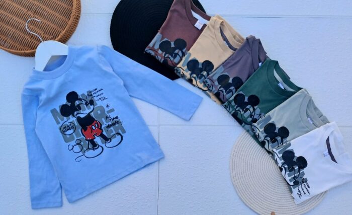 5 CAMISETAS NENE MICKEY - Imagen 1
