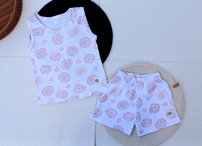 5 CONJUNTOS BEBE LION MUSCULOSA - Imagen 2