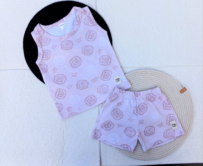 5 CONJUNTOS BEBE LION MUSCULOSA - Imagen 4