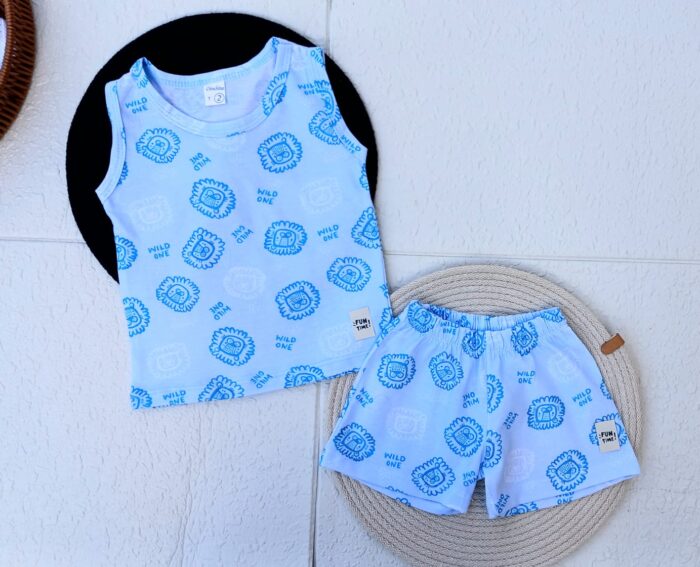 5 CONJUNTOS BEBE LION MUSCULOSA - Imagen 3