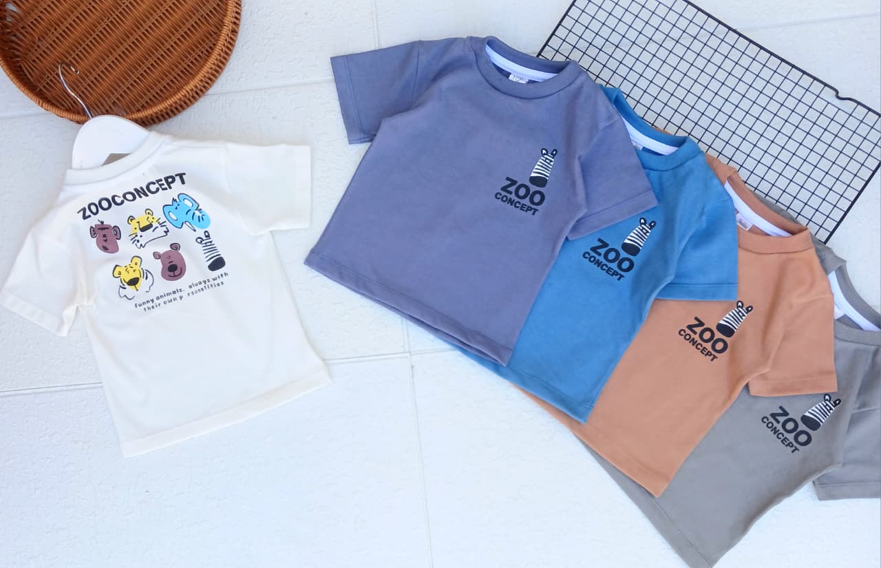 WhatsApp Image 2025-10-21 at 15.52.01 (1) 5 REMERAS BEBE ZOO - Imagen 1