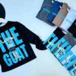 5 CAMISETAS DE NIÑO THE GOAT
