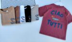 -PREVENTA- 5 REMERAS OVERSIZE DE BEBA CIAO TUTTI