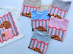 5 REMERAS OVERSIZE DE NIÑAS SALCHICHA - Imagen 2