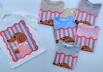 5 REMERAS OVERSIZE DE NIÑAS SALCHICHA