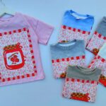 5 REMERAS OVERSIZE DE NIÑAS FRUTI