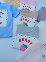 5 REMERAS OVERSIZE DE BEBAS BERRY CUTE - Imagen 2