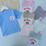 5 REMERAS OVERSIZE DE BEBAS BERRY CUTE