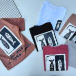 5 REMERAS OVERSIZE DE NIÑOS PESCADOS