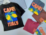 5 REMERAS OVERSIZE DE NIÑOS CAPRI ITALY