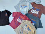 5 REMERAS OVERSIZE DE BEBE EAT FRECH
