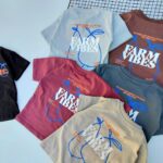 5 REMERAS OVERSIZE DE BEBE EAT FRECH