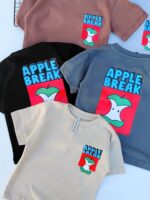 5 REMERAS OVERSIZE DE BEBE APPLE BREAK - Imagen 2