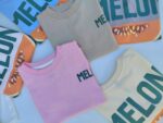 5 REMERAS DE NENA OVERSIZE MELON - Imagen 4