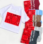 PREVENTA 5 REMERAS OVERSIZE DE NIÑOS VIBRANT