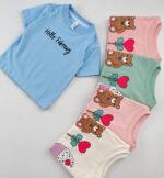 PREVENTA 5 REMERAS OVERSIZE DE BEBA HELLO -PREVENTA- - Imagen 2