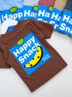 PREVENTA 5 REMERAS OVERSIZE DE BEBE HAPPY SNACK - Imagen 2